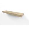 Zwevende wandplank eiken recht 30 x 15 cm