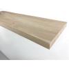 Zwevende wandplank eiken recht 120 x 30 cm