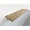 Zwevende wandplank eiken boomstam 150 x 20 cm