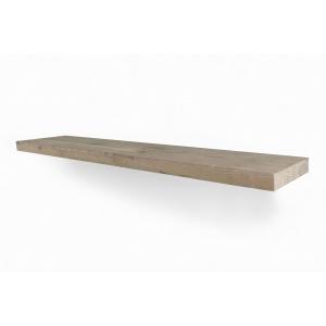 Zwevende wandplank gebruikt steigerhout 100 x 20 cm