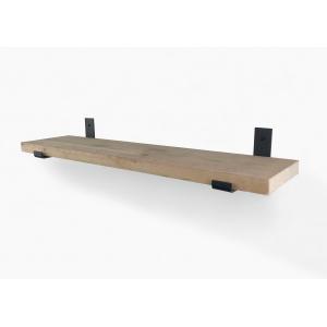 Steigerhout wandplank gebruikt 90 x 20 cm met industriele plankdragers