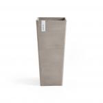 Ecopots Rotterdam High kunststof bloempot Taupe - Ø 30,3 cm