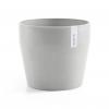 Ecopots Sankara kunststof bloempot Wit/Grijs - Ø 37,1 cm