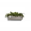 Ecopots Manhattan Wall kunststof bloempot Taupe - Ø 53,4 cm