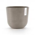 Ecopots Oslo met waterreservoir kunststof bloempot Taupe - Ø 23,4 cm