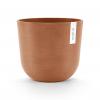 Ecopots Oslo kunststof bloempot Terracotta - Ø 23,4 cm