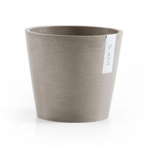 Ecopots Amsterdam kunststof bloempot Taupe - Ø 18 cm