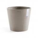 Ecopots Amsterdam kunststof bloempot Taupe - Ø 36,6 cm