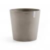 Ecopots Amsterdam kunststof bloempot Taupe - Ø 47 cm