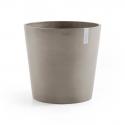 Ecopots Amsterdam kunststof bloempot Taupe - Ø 47 cm