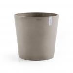 Ecopots Amsterdam kunststof bloempot Taupe - Ø 47 cm