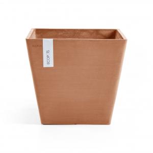 Ecopots Rotterdam kunststof bloempot Terracotta - Ø 27,7 cm