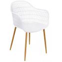 Noville witte tuinstoelen - Set van 4 stuks