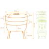 Wormenbak composter - beige