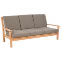 Teak 180 cm Loungebank inclusief kussens - 3 persoons