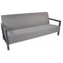 Verona aluminium Loungebank grijs - 3 persoons