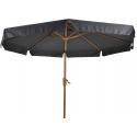 Libra houtlook Parasol grijs