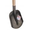 Bats klein grijs gehard staal met houten steel 90 cm