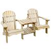 SenS-Line 2-zits Houten tuinbank Comfortline double relax 