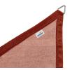 Nesling Coolfit schaduwdoek driehoek Terracotta 5 x 5 x 5 meter