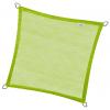 Nesling Coolfit schaduwdoek vierkant lime groen 5 x 5 x 5 meter