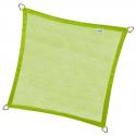 Nesling Coolfit schaduwdoek vierkant lime groen 5 x 5 x 5 meter