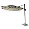 Nesling Coolfit zweefparasol Plus rond gebroken wit 3.5 meter