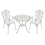 Bistroset Antiek ⌀ 70 cm - wit