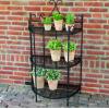 Plantenstandaard Etagere halfrond rek - 3 traps