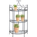 Plantenstandaard Etagere halfrond rek - 3 traps