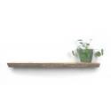 Zwevende barnwood wandplank 150 x 18 cm