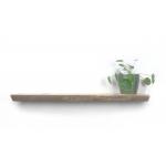 Zwevende barnwood wandplank 250 x 18 cm