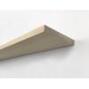 Zwevende wandplank eiken recht 120 x 30 cm - 25 mm