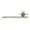 Zwevende wandplank eiken recht 150 x 20 cm - 25 mm