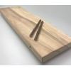 Zwevende suar wandplank 100 x 25 cm