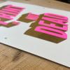 Poster leuke quote A3 print roze