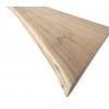 Zwevende wandplank acacia boomstam 100 x 20 cm