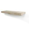 Zwevende wandplank eiken recht 170 x 20 cm