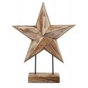 Deco Ster houten beeld 30 cm