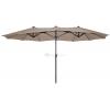 Stokparasol Marbella 450x270 cm taupe