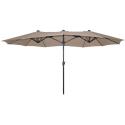 Stokparasol Marbella 450x270 cm taupe