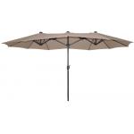 Stokparasol Marbella 450x270 cm taupe