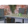 SenS-line Jersey tuintafel grijs 160 cm