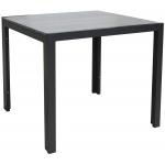 SenS-line Jersey tuintafel grijs vierkant 90 cm