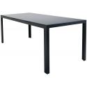 SenS-line Palermo aluminium tuintafel 150cm met glazen blad