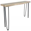 Sidetable Linz 100 x 30 x 75 cm massief eiken