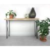 Sidetable Linz 100 x 30 x 75 cm massief eiken