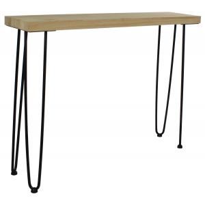 Sidetable Lund 60 x 25 x 75 cm massief eiken