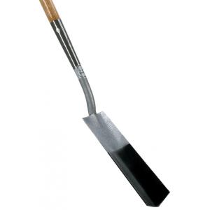 Draineerspade 13 cm met houten steel 76 cm