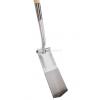 Draineerspade 13 cm met opstap en houten steel 76 cm